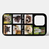 Foto Collage Best Dog Dad Ever Black White Case-Mate iPhone Case (Achterkant (horizontaal))