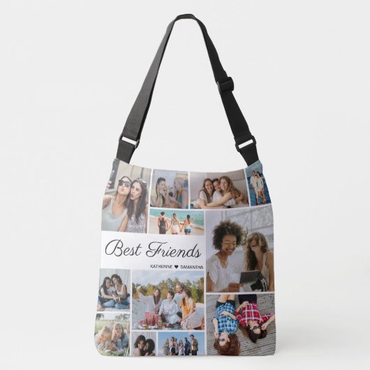 Foto Collage Best Friends Forever Crossbody Tas (Voorkant)