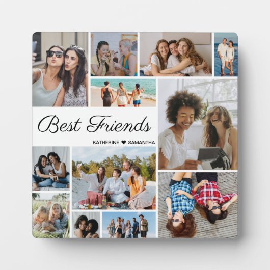 Foto Collage Best Friends Forever Fotoplaat (Voorkant)