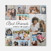 Foto Collage Best Friends Forever Magneet (Voorkant)