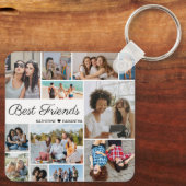 Foto Collage Best Friends Forever Sleutelhanger (Achterkant)
