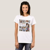Foto Collage Best Friends Forever Unisex T-shirt (Voorkant volledig)