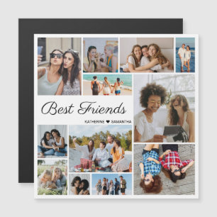 Foto Collage Best Friends Magnetic Kaart