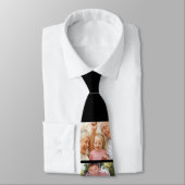 Foto Collage Best Grandad Ever Black en White Stropdas (Gebonden)