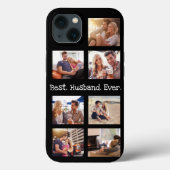 Foto Collage Best Husband Ever in Black White Case-Mate iPhone Case (Achterkant)