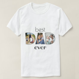 Foto Collage - beste DAD ooit T-Shirt