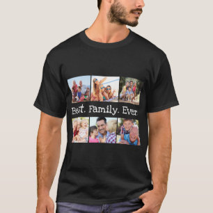 Foto Collage Beste familie ooit op maat gemaakt T-shirt