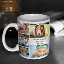 Foto Collage 'Beste Papa ter Wereld'