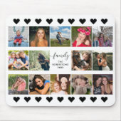 Foto Collage Black Muismat (Voorkant)