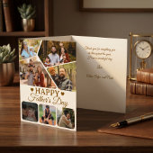 Foto Collage Borstel Schrift Typografie Groot Pers Kaart