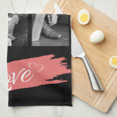 FOTO COLLAGE Bruiloft Gelofte Vernieuwing Jubileum Theedoek (Quarter Fold)