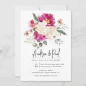 Foto Collage Bruiloft | QR-code uitnodigingen (Voorkant)