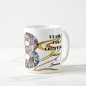 Foto collage cadeaus ter gelegenheid van 13-jarige koffiemok (Voorkant rechts)