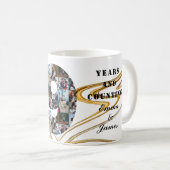 Foto collage cadeaus ter gelegenheid van 19 jaar o koffiemok (Voorkant rechts)