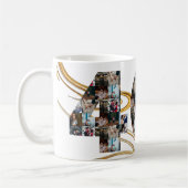 Foto collage cadeaus ter gelegenheid van 40 jaar v koffiemok (Links)