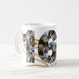 Foto collage cadeaus ter gelegenheid van de 16-jar koffiemok