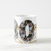 Foto collage cadeaus ter gelegenheid van het 30-ja koffiemok (Center)