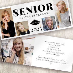 Foto Collage Class of 2023 Senior Aankondiging
