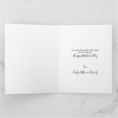 Foto Collage Colorful Floral Editable Kaart (Binnen)