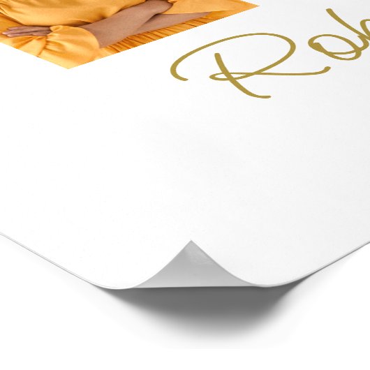 Foto Collage Cross Uitvaart Memorial Welkom Poster (Hoek)