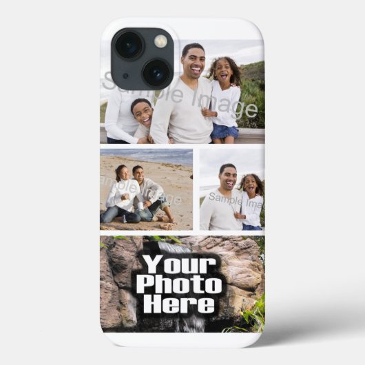 Foto Collage Custom Digital-Afbeelding Case-Mate iPhone Case (Achterkant)