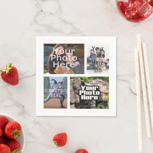 Foto Collage Custom Digital-Afbeelding Servetten