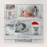Foto Collage Cuteness Overload Keepslag Puzzle Legpuzzel<br><div class="desc">Creëer je eigen familiefoilumpuzzel. Voeg je favoriete foto toe. Een geweldig cadeau voor oma,  opa,  mama,  papa. Wie zou er niet van houden om deze zoete puzzel te bouwen? Maak het uw eigen met uw favoriete foto's. Het perfecte cadeau voor iedereen op je kerstlijst.</div>