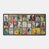 Foto Collage DK rustiek hout gepersonaliseerd 25 f Bureaumat (Voorkant)