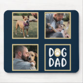 Foto Collage Dog Dad Muismat (Voorkant)