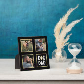 Foto Collage Dog Dad Paw Print Plaque Fotoplaat (Insitu)