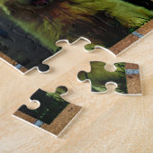 Foto Collage Dog Jigzaag Puzzle Legpuzzel (Zijkant)