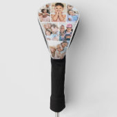 Foto Collage Eenvoudig Elegant Beeld Golfheadcover (Voorkant)