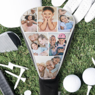 Foto Collage Eenvoudig Elegant Beeld Golfheadcover