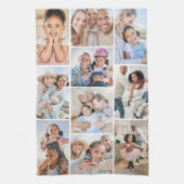 Foto Collage Eenvoudig Elegant Beeld Theedoek (Verticaal)