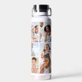 Foto Collage Eenvoudig Elegant Beeld Waterfles (Achterkant)