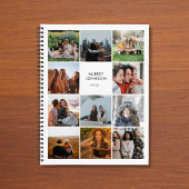 Foto Collage Eenvoudig Modern Wit Notitieboek