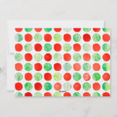 Foto Collage Elf Tea Kerstmis Waterverf Feestdagenkaart (Achterkant)