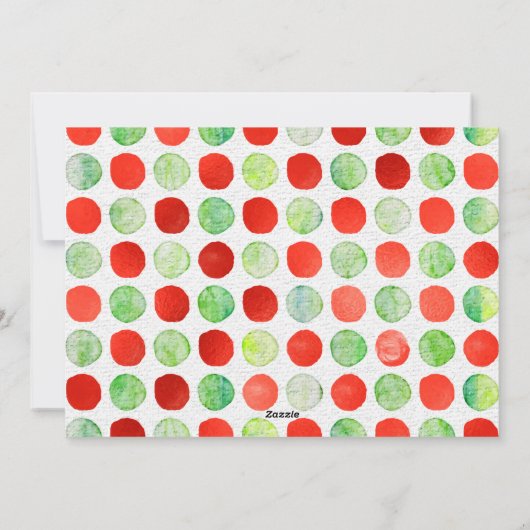 Foto Collage Elf Tea Kerstmis Waterverf Feestdagenkaart (Achterkant)