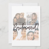 Foto collage faded bridal proposal Kaart (Voorkant)