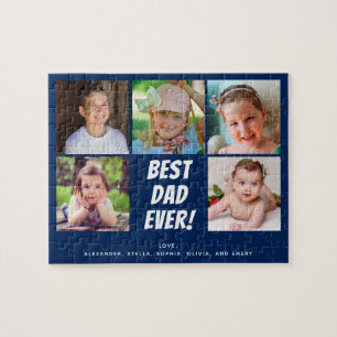 Foto Collage Familie Beste vader ooit Legpuzzel