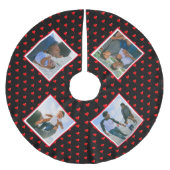 Foto Collage Familie Gepersonaliseerde Kerstmis Ha Kerstboom Rok (Voorkant)