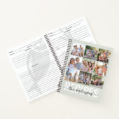 Foto Collage Familie Monogram Recept Boek (Binnen)