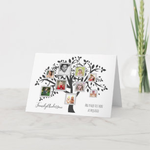 Foto Collage Familiestamboom Sjabloon Persoonlijk