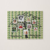 Foto Collage Familiestamboom Sjabloon Persoonlijk  Legpuzzel (Horizontaal)