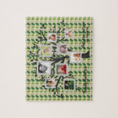 Foto Collage Familiestamboom Sjabloon Persoonlijk  Legpuzzel (Verticaal)