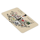 Foto Collage Familiestamboom Sjabloon Persoonlijk Magneet (Rechterzijde)