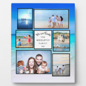 Foto Collage Family Beachside We zijn familie Fotoplaat (Voorkant)