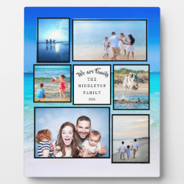 Foto Collage Family Beachside We zijn familie Fotoplaat