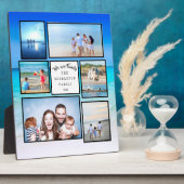 Foto Collage Family Beachside We zijn familie Fotoplaat (Zijkant)