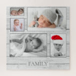 Foto Collage Family Keepslag Puzzle Legpuzzel<br><div class="desc">Creëer je eigen familiefoilumpuzzel. Voeg je favoriete foto's toe. Een geweldig cadeau voor oma,  opa,  mama,  papa. Wie zou er niet van houden om deze zoete puzzel te bouwen? Maak het uw eigen met uw favoriete foto's. Het perfecte cadeau voor iedereen op je kerstlijst.</div>